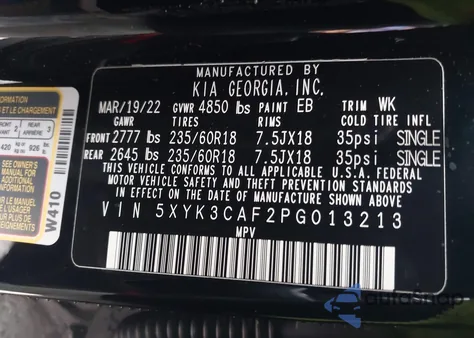 2023 Kia Sportage Ex from USA, damaged, VIN 5XYK3CAF2PG013213